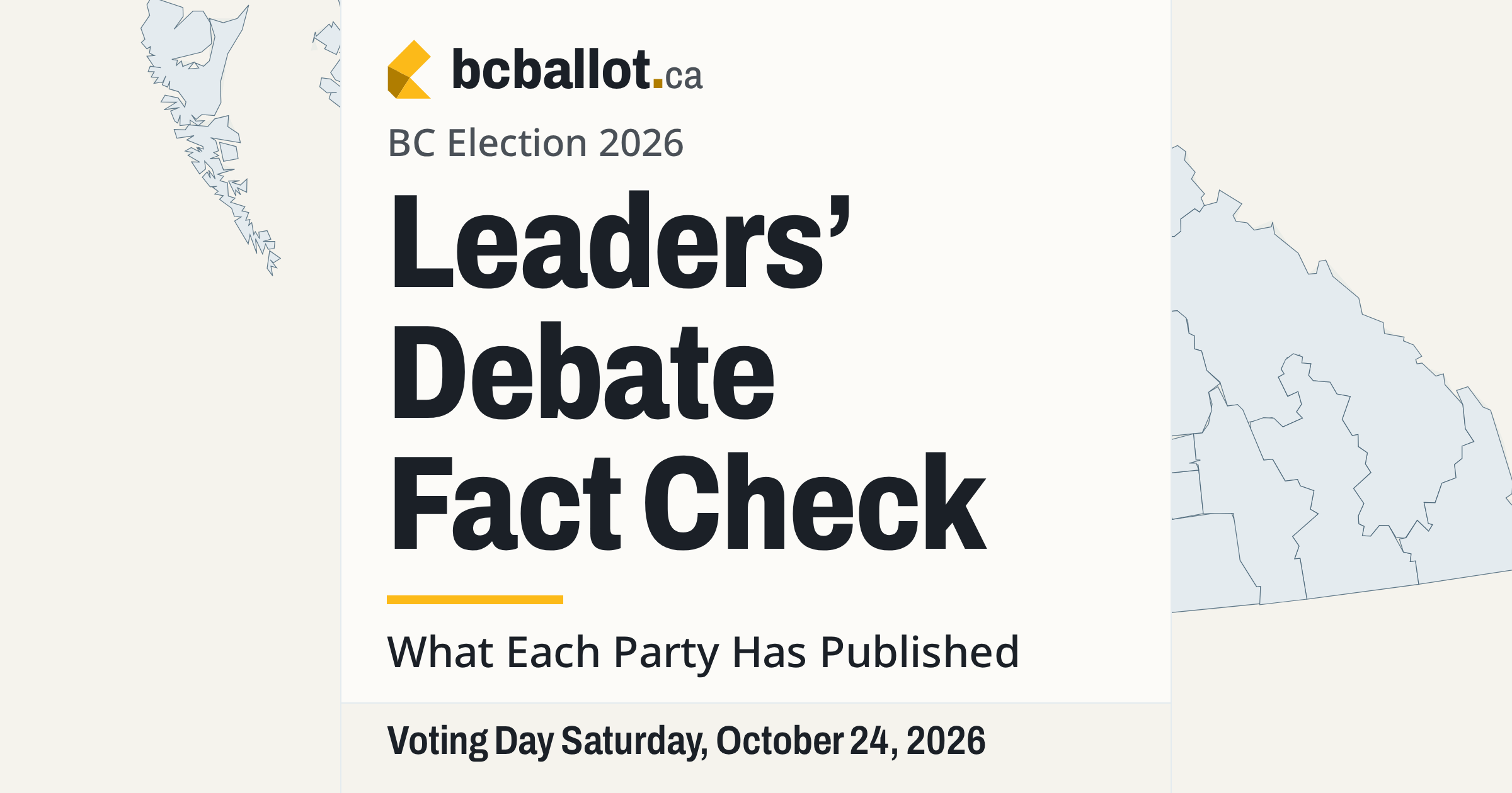 BC leaders’ debate 2026 live fact check: What the leaders said and what ...