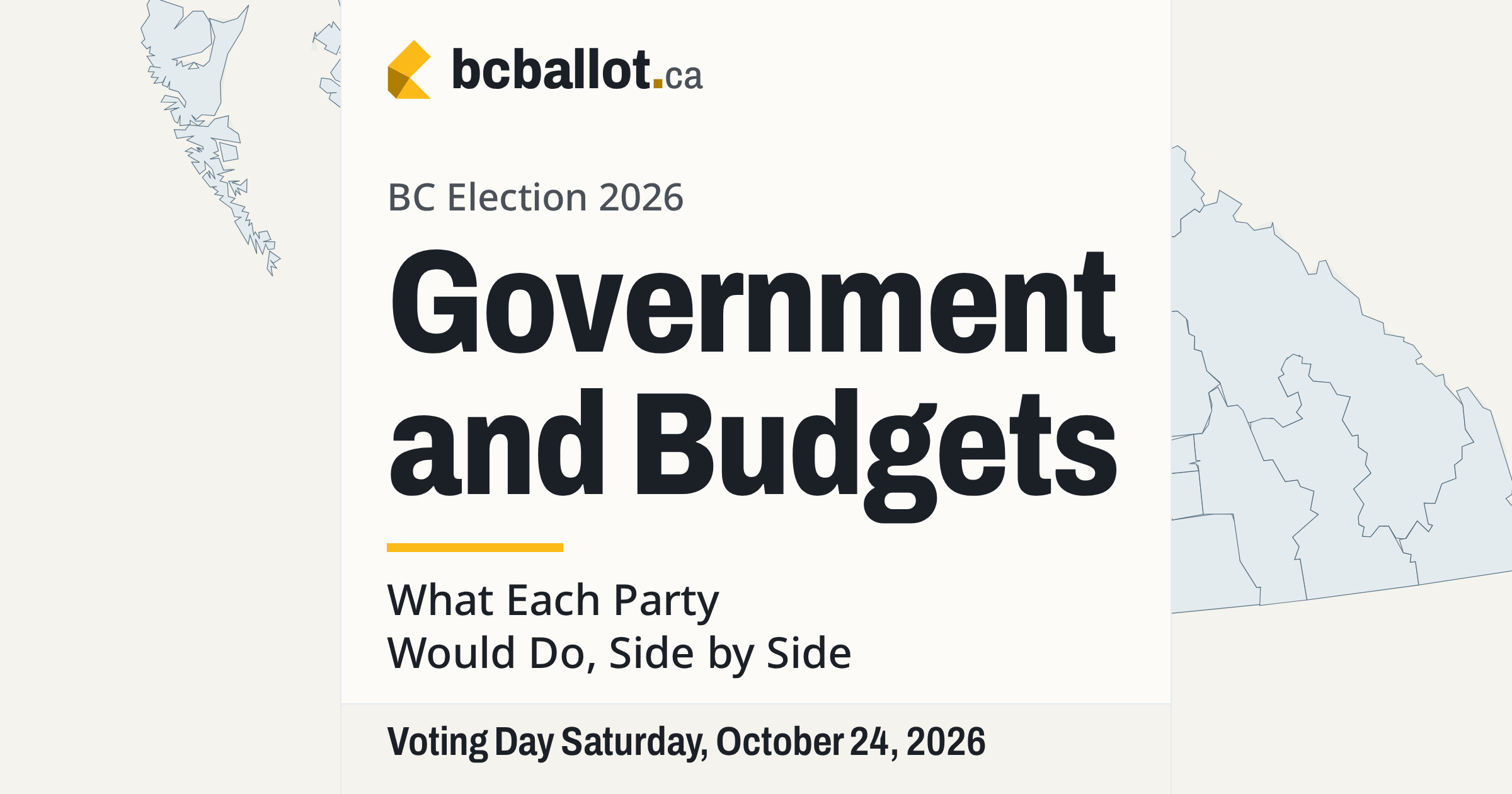 BC deficit and debt 2026 and what each party would do