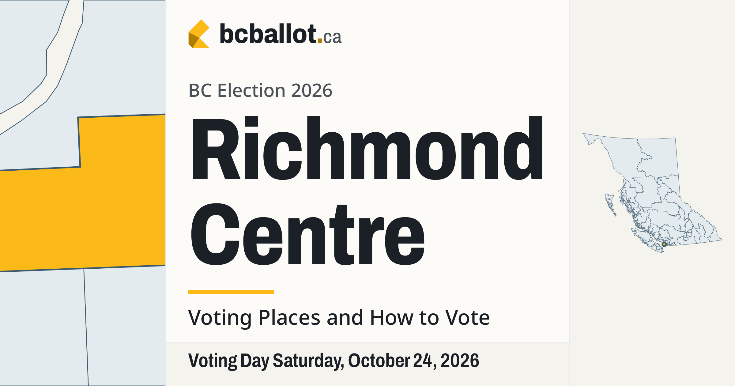 Where to vote in Richmond Centre · BC Ballot