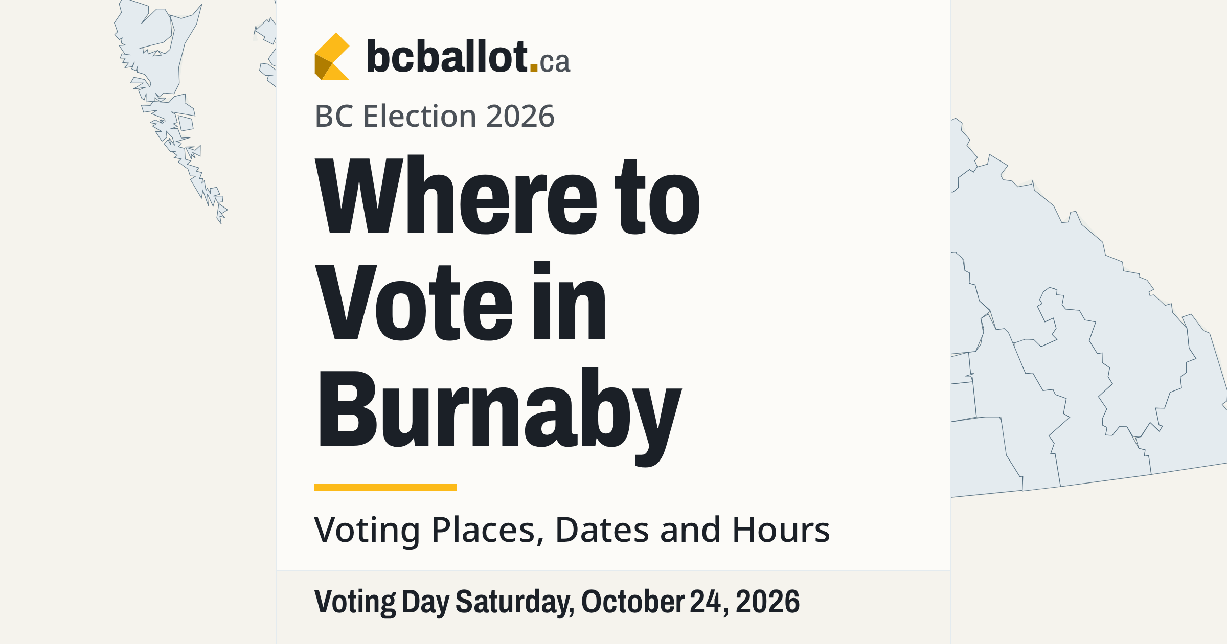 Where to vote in Burnaby · BC Ballot